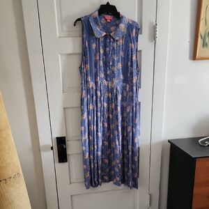 April Cornell Periwinkle Midi Dress